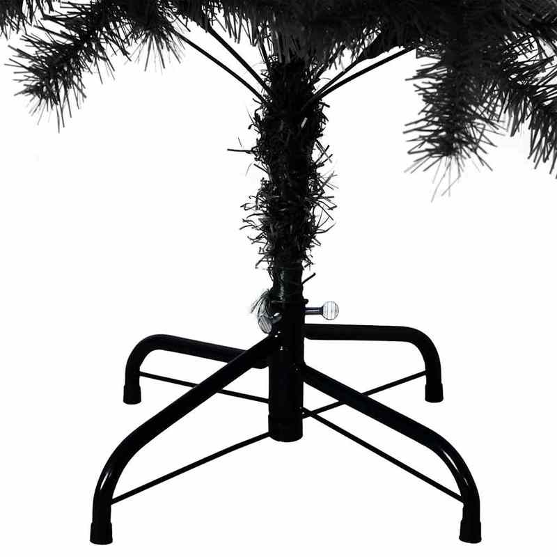 Schwarzer Premium-Tannenbaum – Stylisches Weihnachts-Highlight für moderne Wohnzimmer & luxuriöse Festtage 🎁🌲 150cm