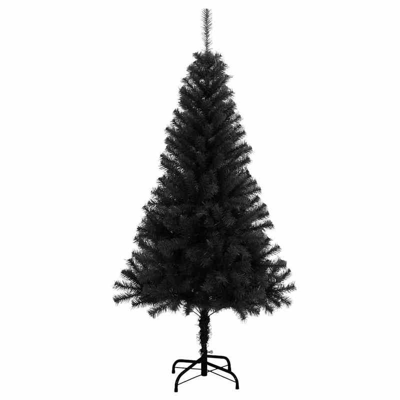 Schwarzer Premium-Tannenbaum – Stylisches Weihnachts-Highlight für moderne Wohnzimmer & luxuriöse Festtage 🎁🌲 150cm