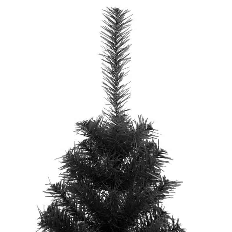 Schwarzer Premium-Tannenbaum – Stylisches Weihnachts-Highlight für moderne Wohnzimmer & luxuriöse Festtage 🎁🌲 150cm