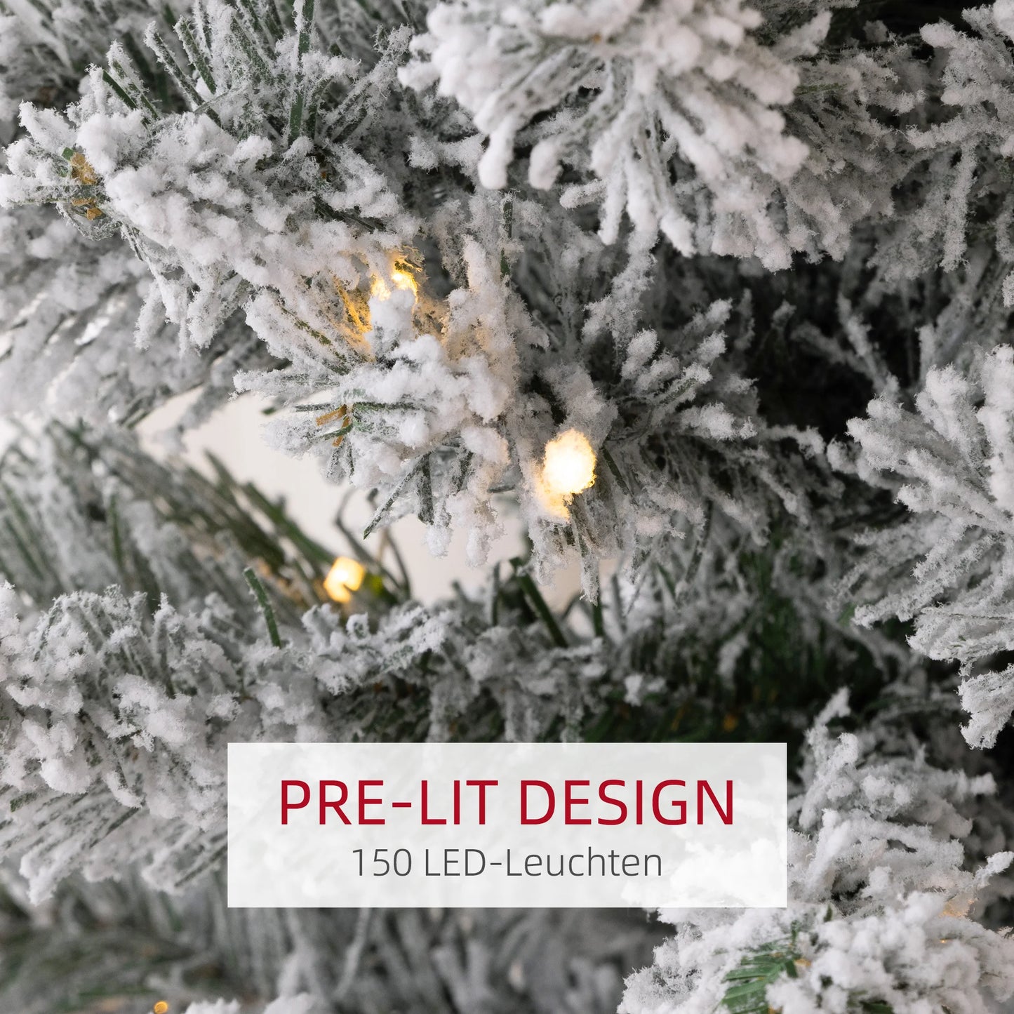 Weihnachtsbaum 180 cm 🎄 Mit 150 LED-Lichtern – strahlender Baum für festliche Stimmung und funkelnde Deko!
