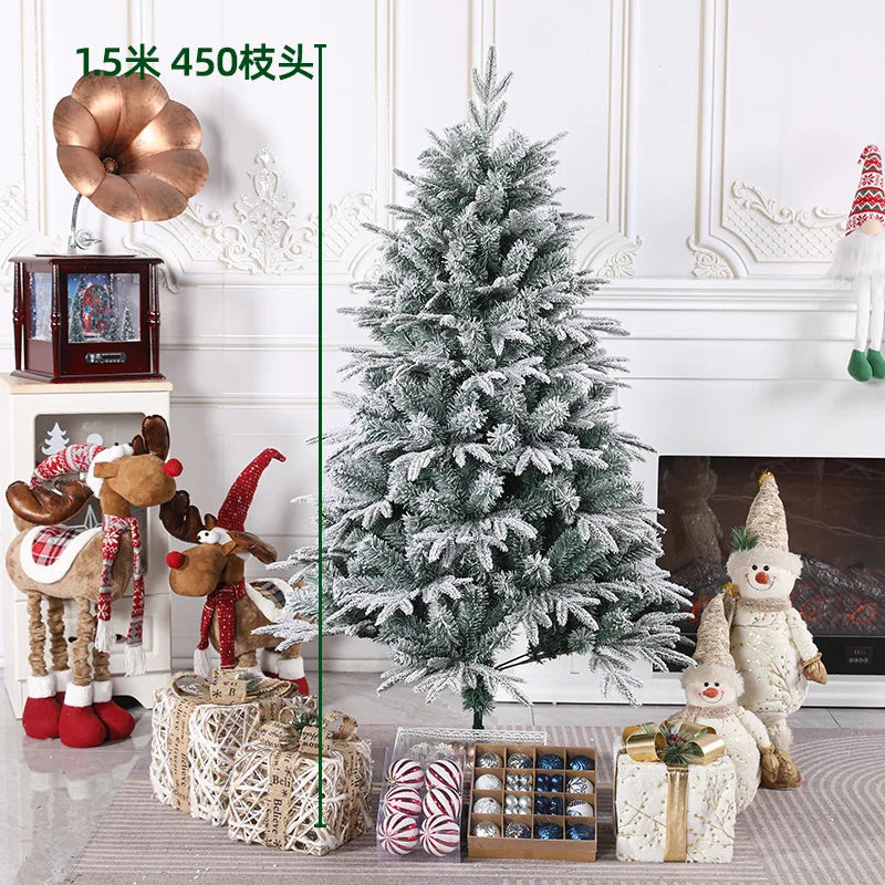 Traumhafter Weihnachtsbaum 🎄 In 3 Größen mit realistischer Schnee-Optik – bringt winterlichen Zauber in dein Zuhause!