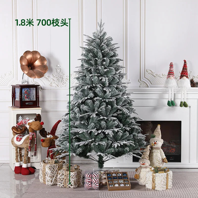 Traumhafter Weihnachtsbaum 🎄 In 3 Größen mit realistischer Schnee-Optik – bringt winterlichen Zauber in dein Zuhause!