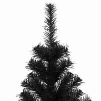 Schwarzer Premium-Tannenbaum – Stylisches Weihnachts-Highlight für moderne Wohnzimmer & luxuriöse Festtage 🎁🌲 180cm