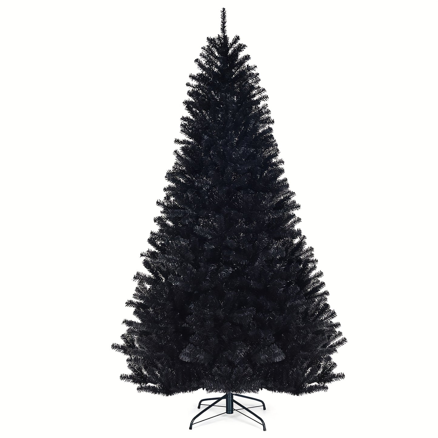 Schwarzer Premium-Tannenbaum – Stylisches Weihnachts-Highlight für moderne Wohnzimmer & luxuriöse Festtage 🎁🌲 225cm