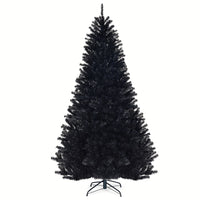 Schwarzer Premium-Tannenbaum – Stylisches Weihnachts-Highlight für moderne Wohnzimmer & luxuriöse Festtage 🎁🌲 225cm