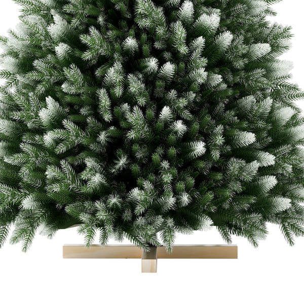 Künstlicher Deko-Baum mit Schnee & Kiefernzapfen – edler Weihnachtsbaum für festliche Stimmung 15/180/210cm
