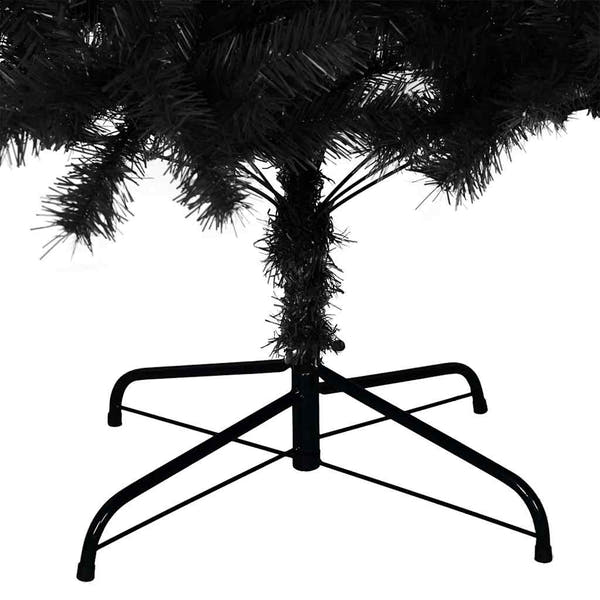 Schwarzer Premium-Tannenbaum – Stylisches Weihnachts-Highlight für moderne Wohnzimmer & luxuriöse Festtage 🎁🌲 180cm
