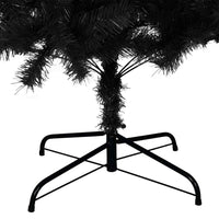 Schwarzer Premium-Tannenbaum – Stylisches Weihnachts-Highlight für moderne Wohnzimmer & luxuriöse Festtage 🎁🌲 180cm