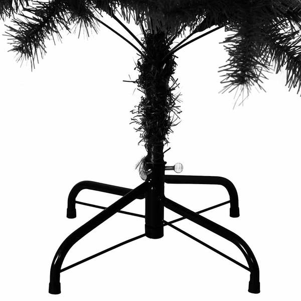 Schwarzer Premium-Tannenbaum – Stylisches Weihnachts-Highlight für moderne Wohnzimmer & luxuriöse Festtage 🎁🌲 120cm