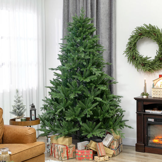 Künstlicher Weihnachtsbaum 🎄 in edlem Nordmanntannen-Look – sattes Grün & stabiler Standfuß für echte Festtagsstimmung!