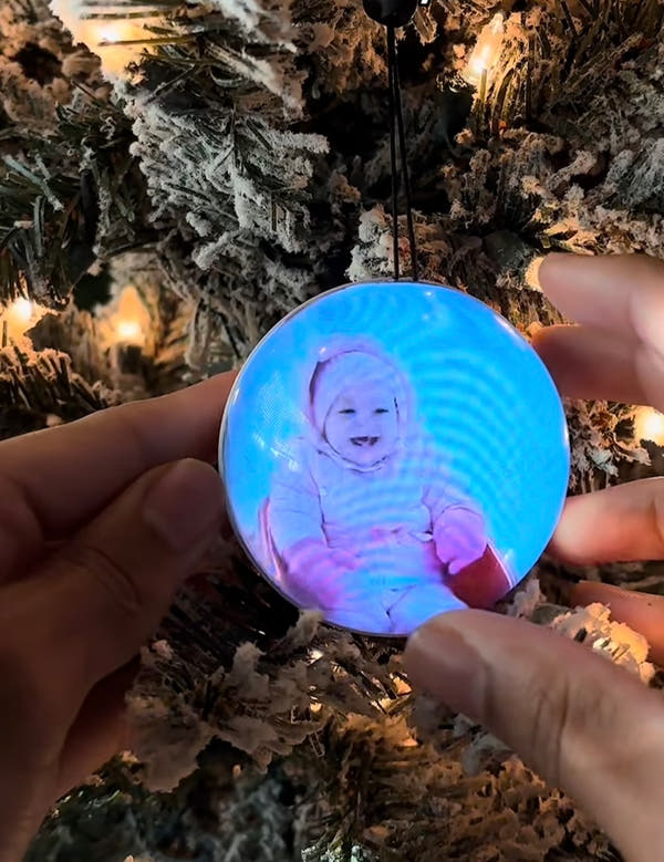 Magische Video-Kugel für den Tannenbaum✨ – PERFEKTES GESCHENK! Spielt deine Lieblingsvideos ab! Mit Ton✨