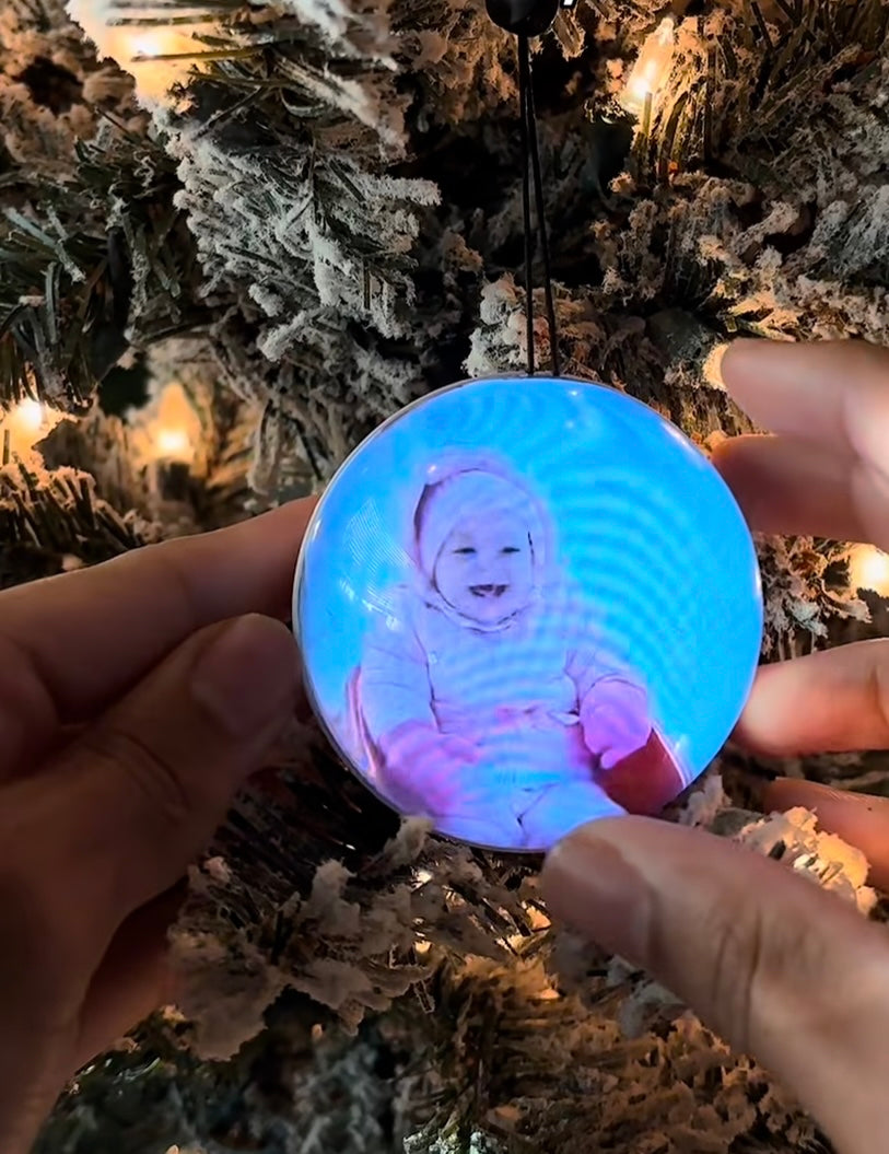 Magische Video-Kugel für den Tannenbaum✨ – PERFEKTES GESCHENK! Spielt deine Lieblingsvideos ab! Mit Ton✨