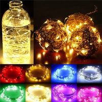 Magische LED Lichterkette in vielen Farben ✨ Perfekt für Weihnachtsbaum, Deko & Garten – 1M bis 30M Länge!