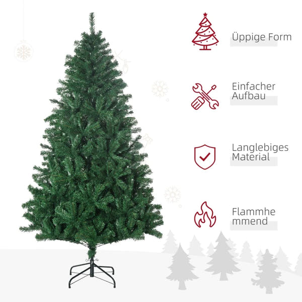 Weihnachtsbaum 180cm grün wie Nordmanntanne