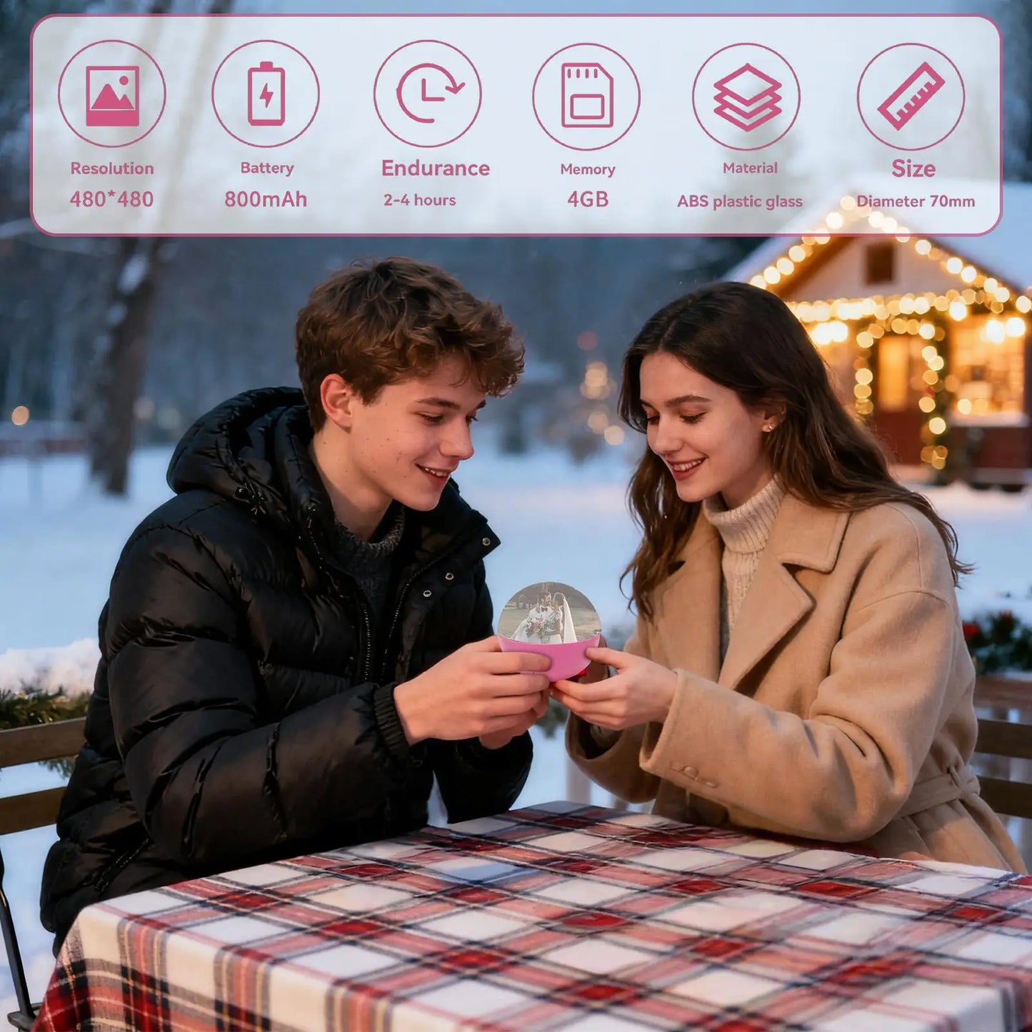 Magische Video-Kugel für den Tannenbaum✨ – PERFEKTES GESCHENK! Spielt deine Lieblingsvideos ab! Mit Ton✨