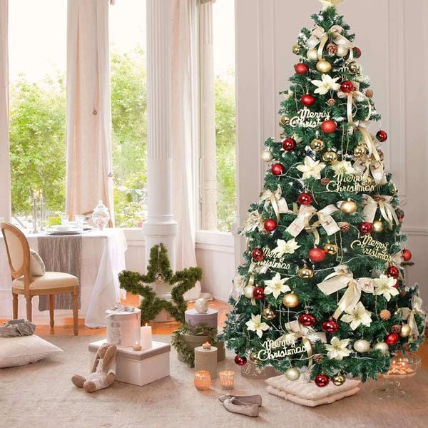 Weihnachtsbaum 150 cm 🎄 Nordmanntannen-Look wie echt – realistisches Design mit stabilem, sicherem Standfuß!