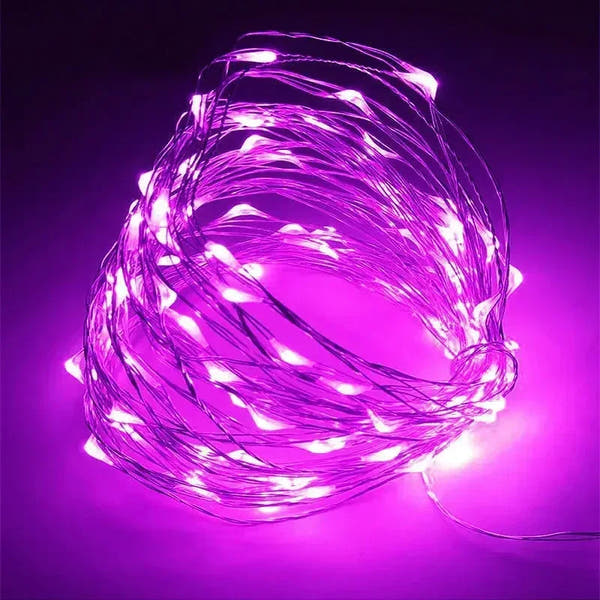 Magische LED Lichterkette in vielen Farben ✨ Perfekt für Weihnachtsbaum, Deko & Garten – 1M bis 30M Länge!