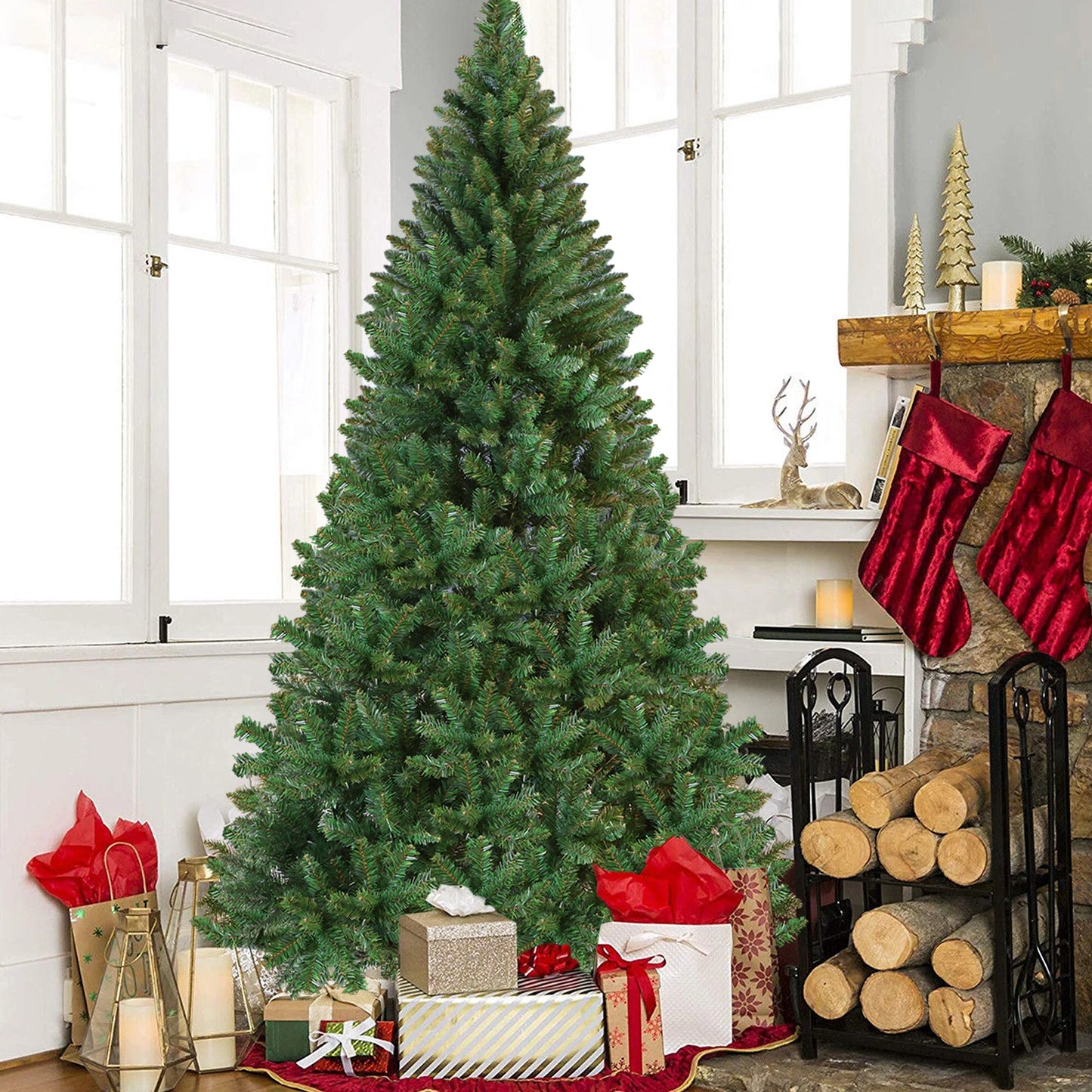 Weihnachtsbaum 150 cm 🎄 Nordmanntannen-Look wie echt – realistisches Design mit stabilem, sicherem Standfuß!