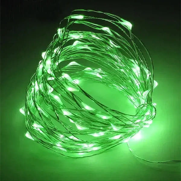 Magische LED Lichterkette in vielen Farben ✨ Perfekt für Weihnachtsbaum, Deko & Garten – 1M bis 30M Länge!