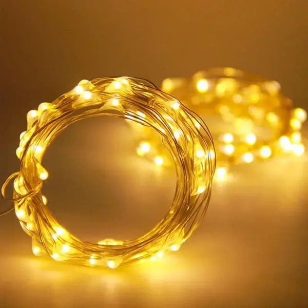 Magische LED Lichterkette in vielen Farben ✨ Perfekt für Weihnachtsbaum, Deko & Garten – 1M bis 30M Länge!