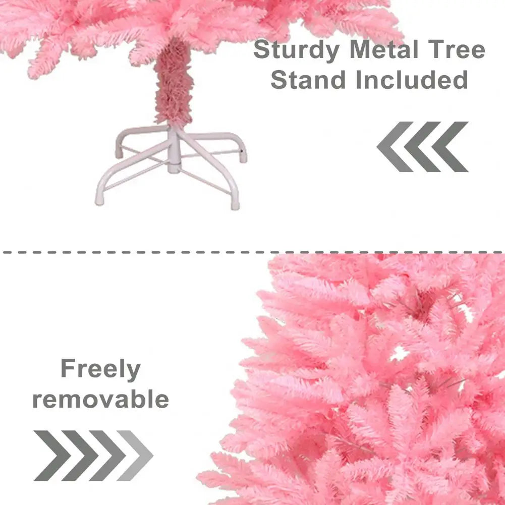 Exklusiver Weihnachtsbaum 🎄 Strahlendes Pink als echter Hingucker – bringt Farbe und Feststimmung in dein Zuhause!