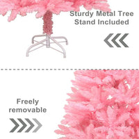 Exklusiver Weihnachtsbaum 🎄 Strahlendes Pink als echter Hingucker – bringt Farbe und Feststimmung in dein Zuhause!