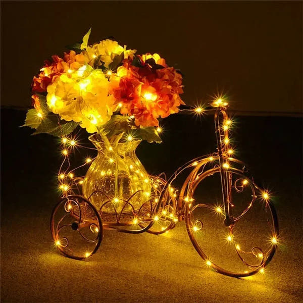 Magische LED Lichterkette in vielen Farben ✨ Perfekt für Weihnachtsbaum, Deko & Garten – 1M bis 30M Länge!