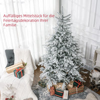 Weihnachtsbaum 180 cm 🎄 Mit 1321 Zweigen & Schnee-Style – üppiger, realistischer Baum für festliche Winterstimmung!