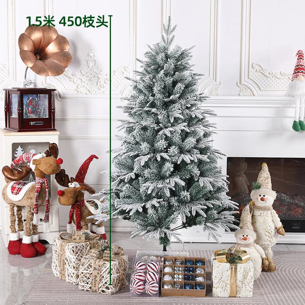 Traumhafter Weihnachtsbaum 🎄 In 3 Größen mit realistischer Schnee-Optik – bringt winterlichen Zauber in dein Zuhause!