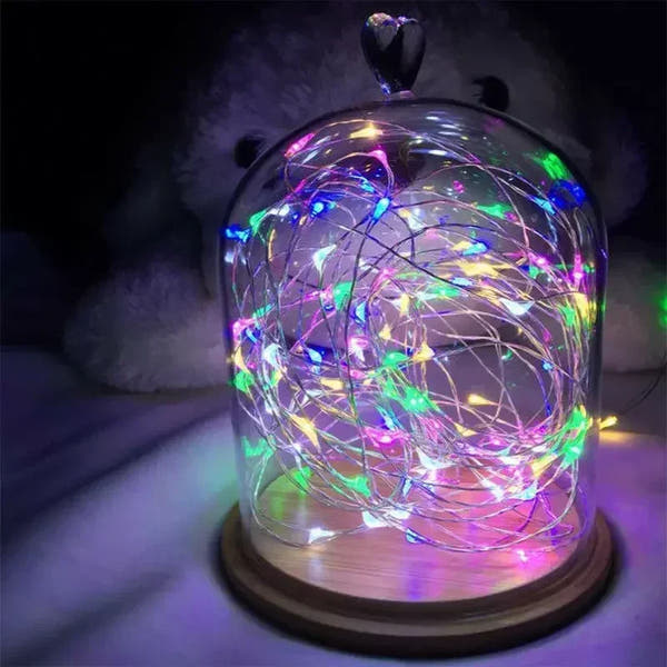Magische LED Lichterkette in vielen Farben ✨ Perfekt für Weihnachtsbaum, Deko & Garten – 1M bis 30M Länge!
