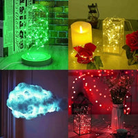 Magische LED Lichterkette in vielen Farben ✨ Perfekt für Weihnachtsbaum, Deko & Garten – 1M bis 30M Länge!
