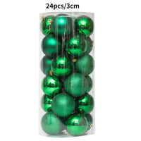 Set aus 24/36 Weihnachtsbaumkugeln 🎄 Vielfältige Farben & Designs – perfekte Dekoration für festliche Stimmung am Baum!