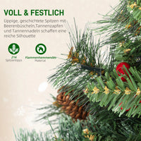 Weihnachtsbaum 120 cm 🎄 Mit 100 LED-Lichtern – zauberhafte Beleuchtung für festliche Stimmung zu Hause!