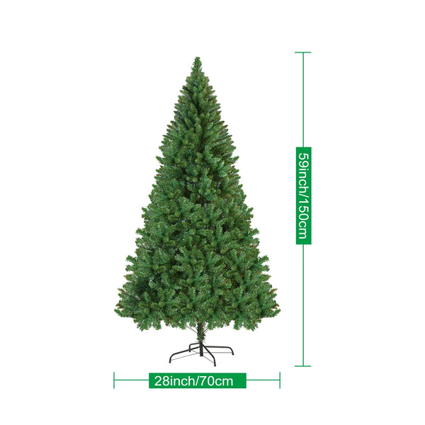 Weihnachtsbaum 150 cm 🎄 Nordmanntannen-Look wie echt – realistisches Design mit stabilem, sicherem Standfuß!