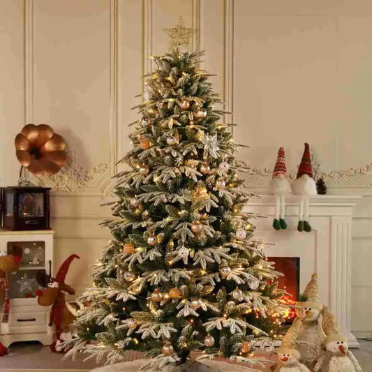 Traumhafter Weihnachtsbaum 🎄 In 3 Größen mit realistischer Schnee-Optik – bringt winterlichen Zauber in dein Zuhause!