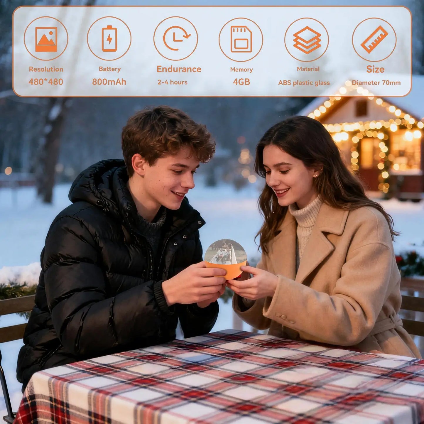 Magische Video-Kugel für den Tannenbaum✨ – PERFEKTES GESCHENK! Spielt deine Lieblingsvideos ab! Mit Ton✨