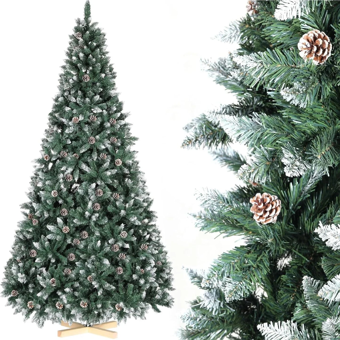 Weihnachtsbaum in 5 Größen 🎄 Wähle 150–270 cm – perfekte Dekoration für jedes Zuhause in realistischer Optik!
